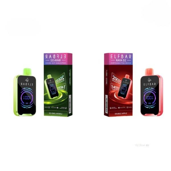 ELF BAR RAYA D2 20000 Puffs Disposable Vape Price in Bangladesh