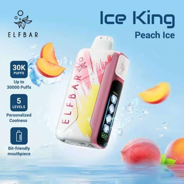 Elf Bar Ice King 30000 Puffs Disposable Vape – Ultimate Customizable Coolness