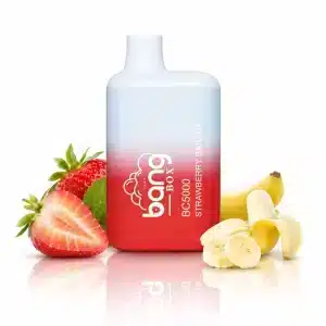 Bang Box BC5000 Vape Strawberry Banana 5000 Puffs | VapeShopZone Bang Box BC5000 Vape Strawberry Banana 5000 Puffs disposable vape with Type-C charging