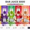 BAR JUICE 5000 refillable e-liquid 6 flavors